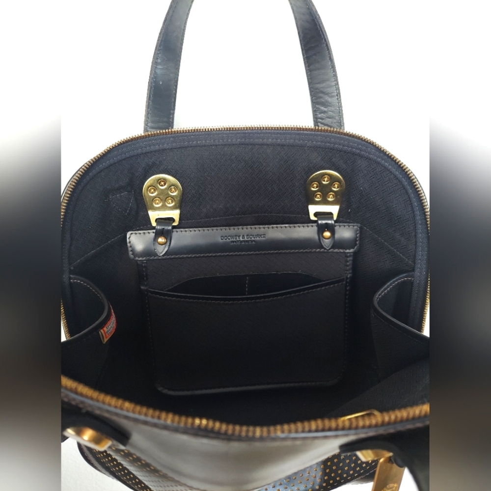 VINTAGE Dooney & Bourke Satchel Crossbody Bag - Picture 7 of 14